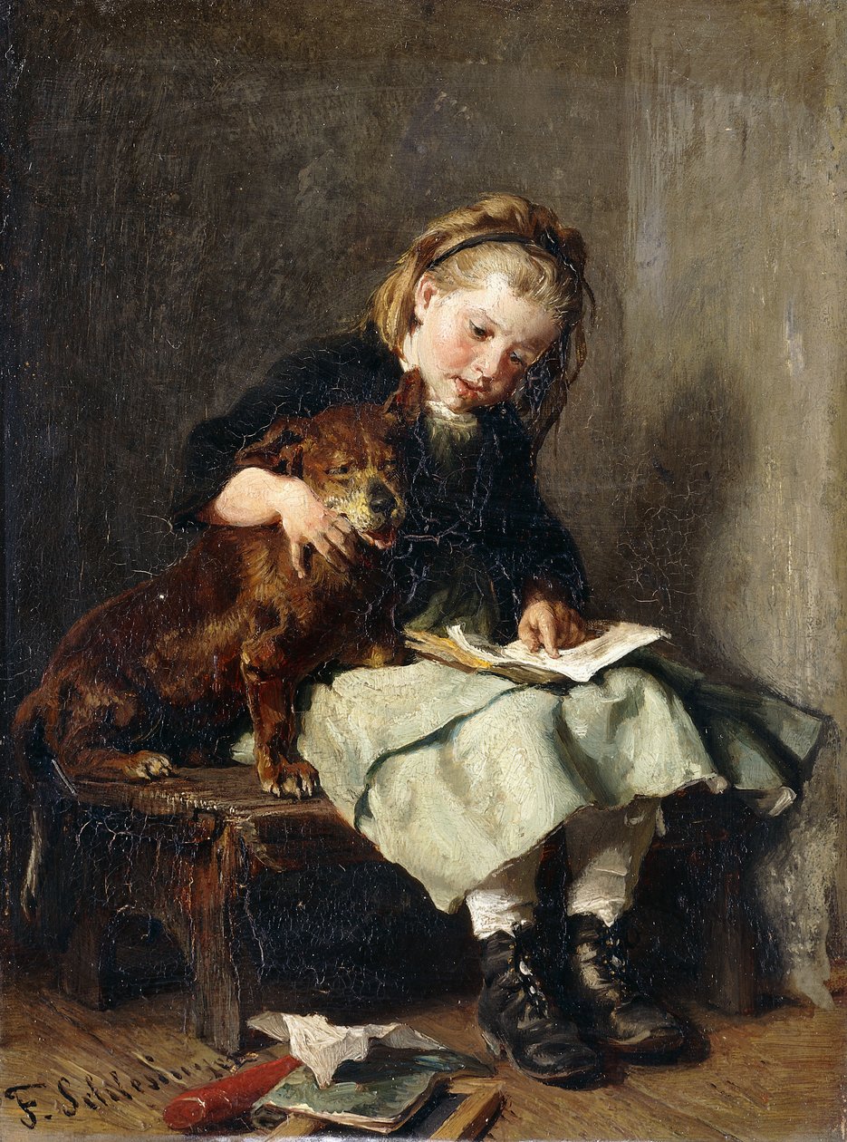Bestevennene; hjertevenner, av Felix Schlesinger