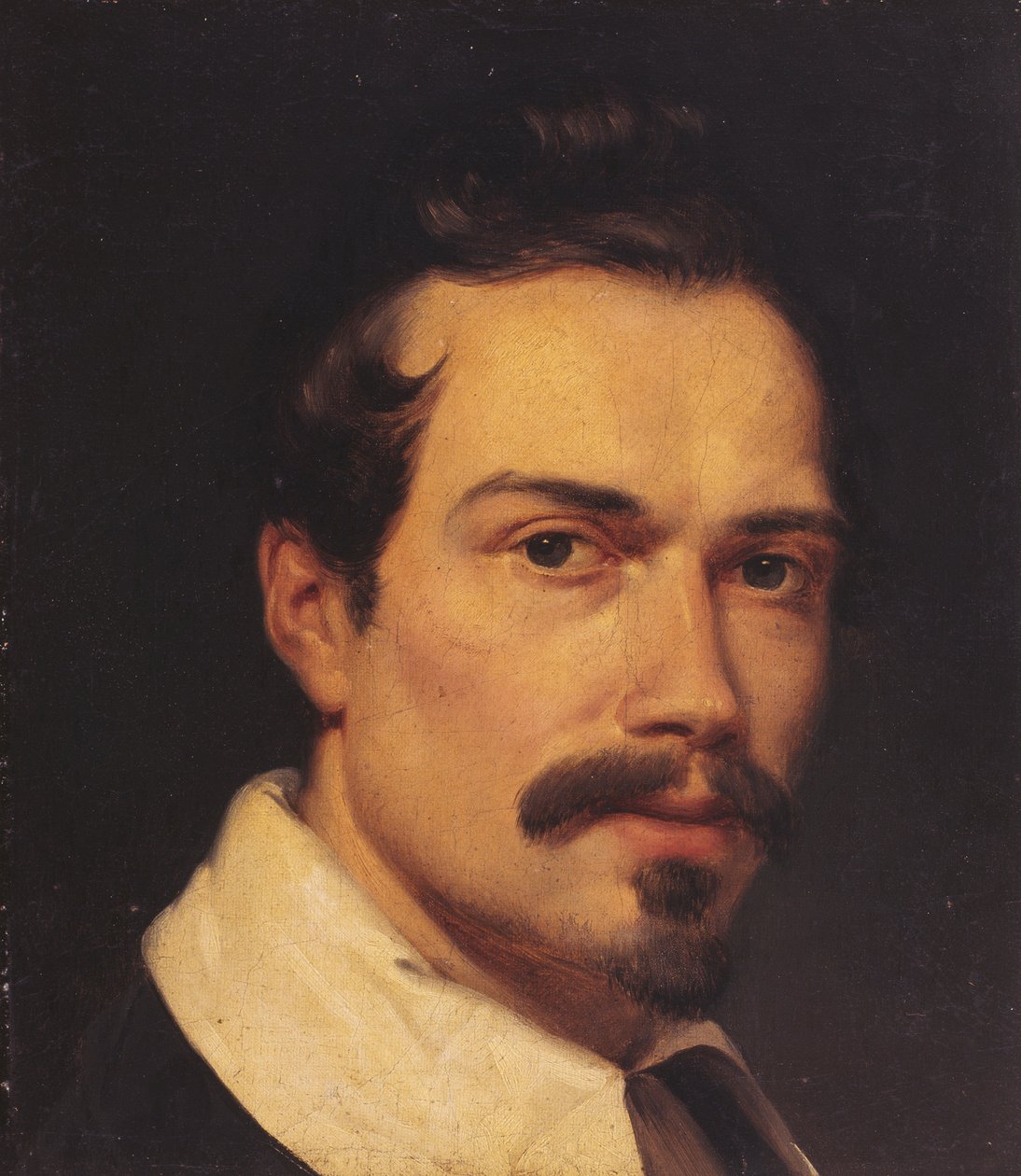 Selvportrett (olje på lerret) av Felix de Vigne