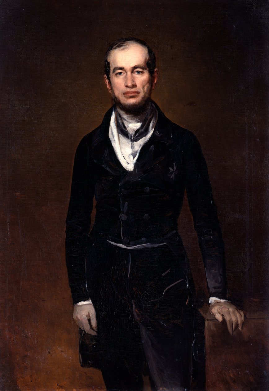 Portrett av kammerherren grev Julius Zech-Burkersroda av Louis Ferdinand von Rayski