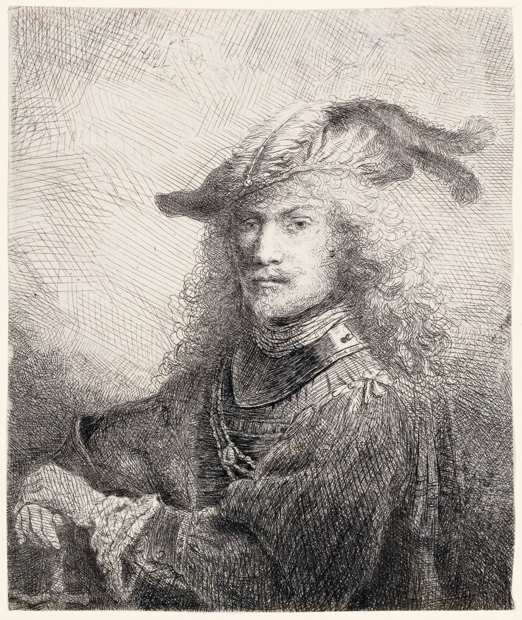Portrett av en offiser, 1642 av Ferdinand Bol