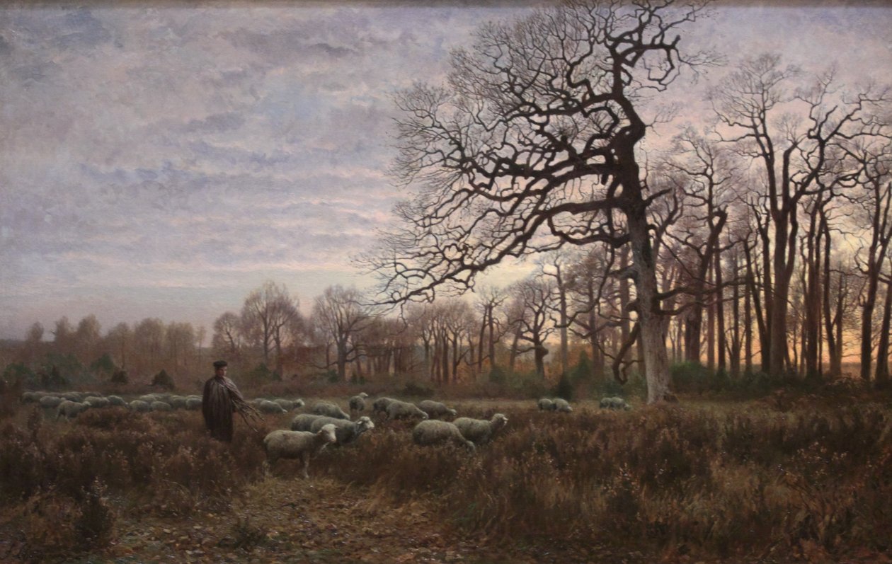 Krysset av tornen, skogen i Fontainebleau av Ferdinand Chaigneau