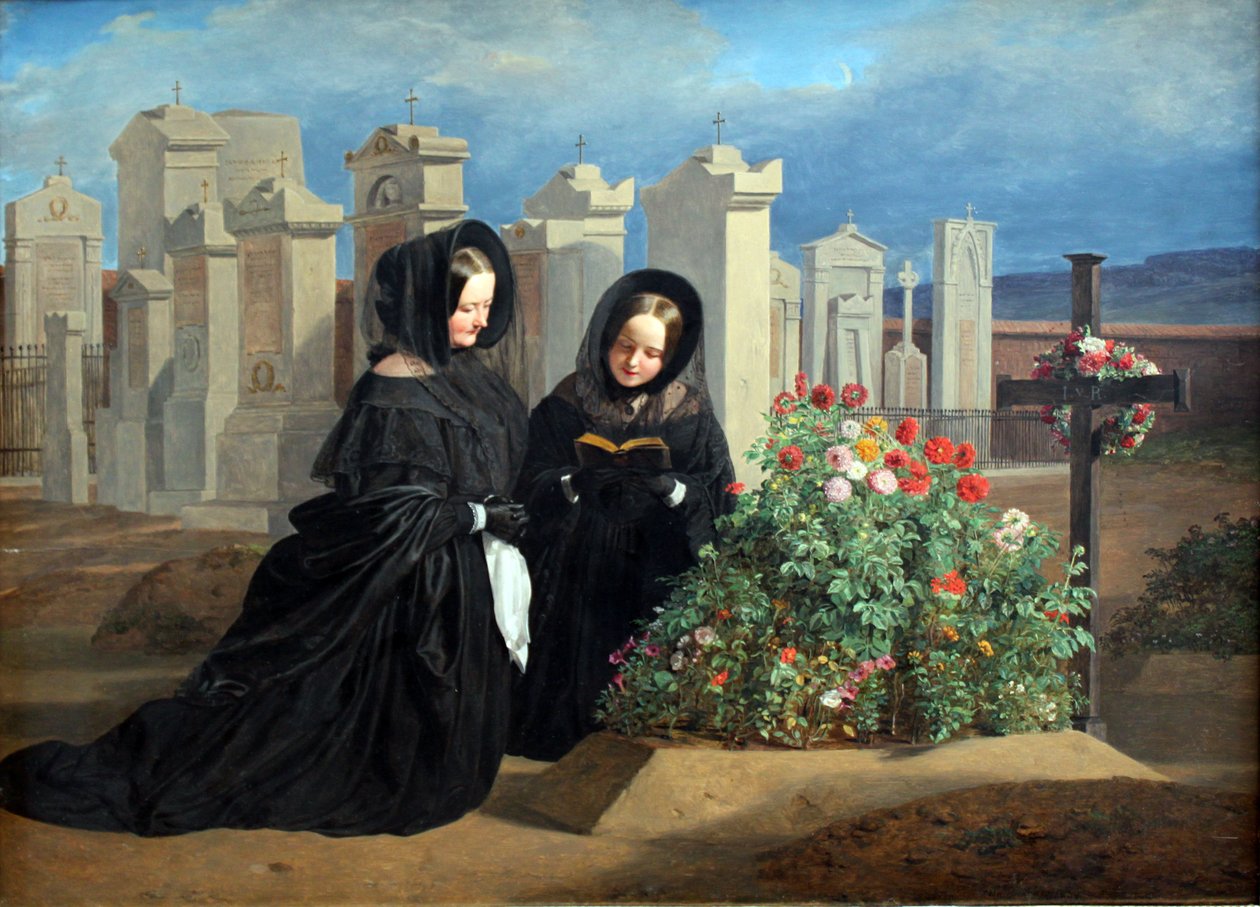 På alle sjelers dag av Ferdinand Georg Waldmuller
