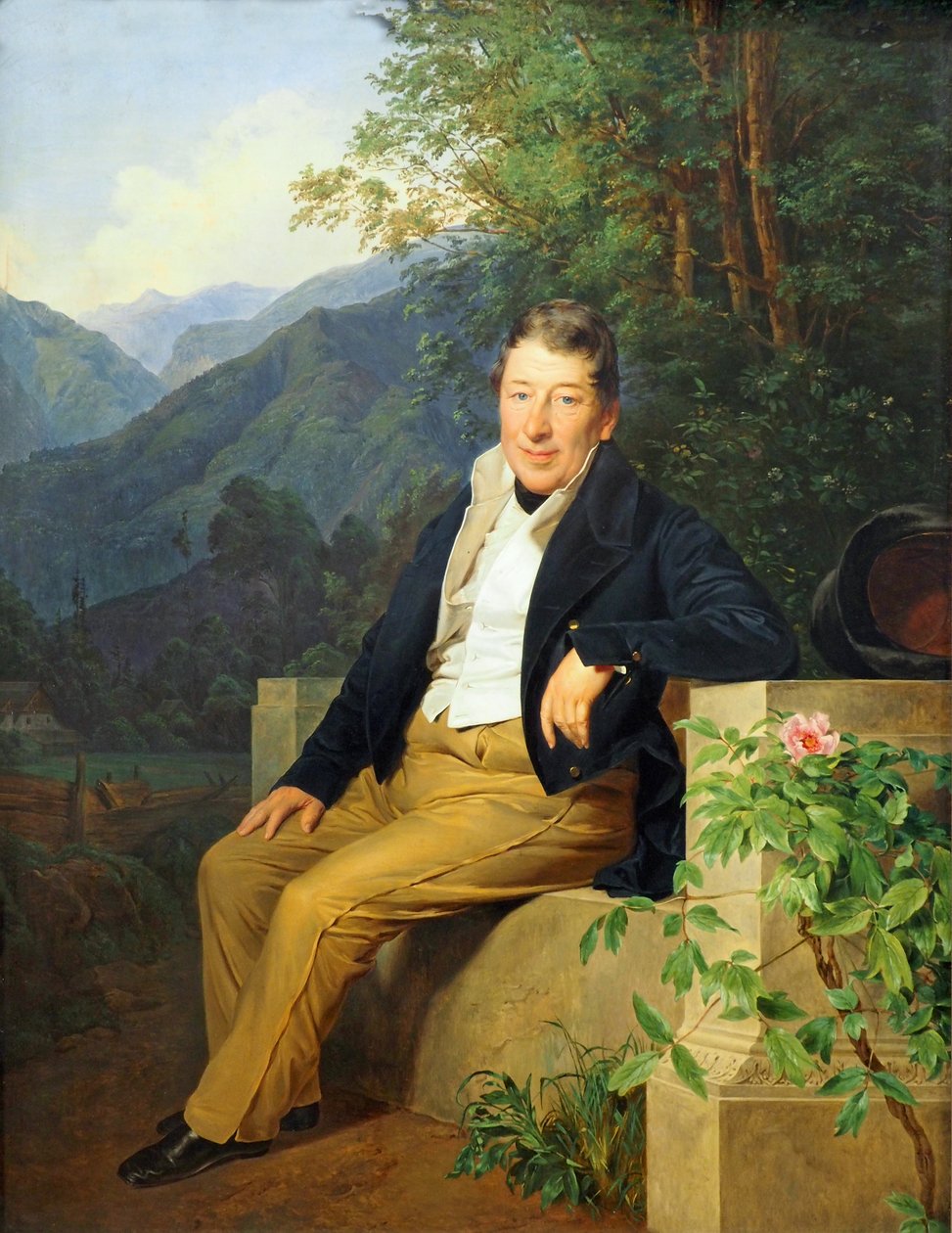 Portrett av baron Moser av Ferdinand Georg Waldmuller