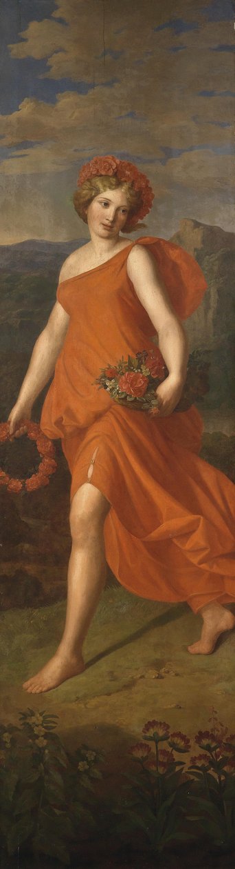 Flora av Ferdinand Georg Waldmuller