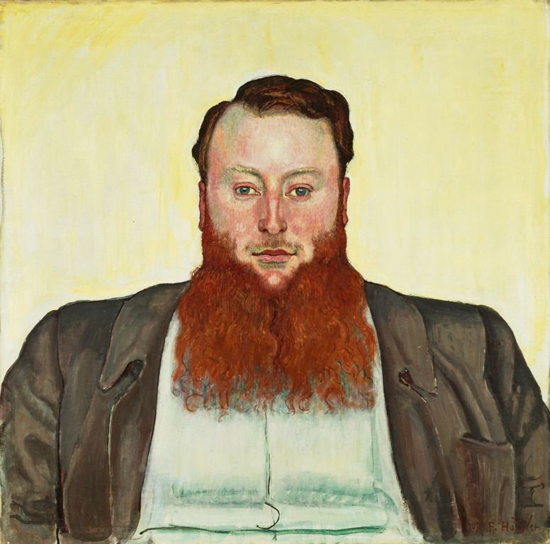 Portrett av billedhugger James Vibertn av Ferdinand Hodler