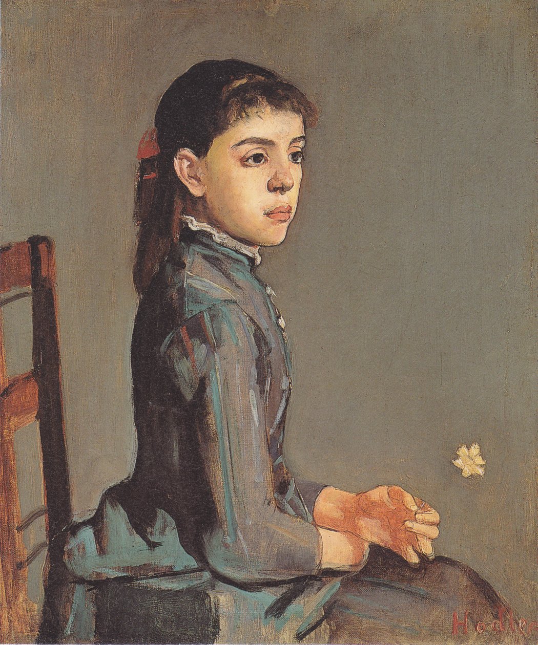 Portrett av Louise-Delphine Duchosal av Ferdinand Hodler