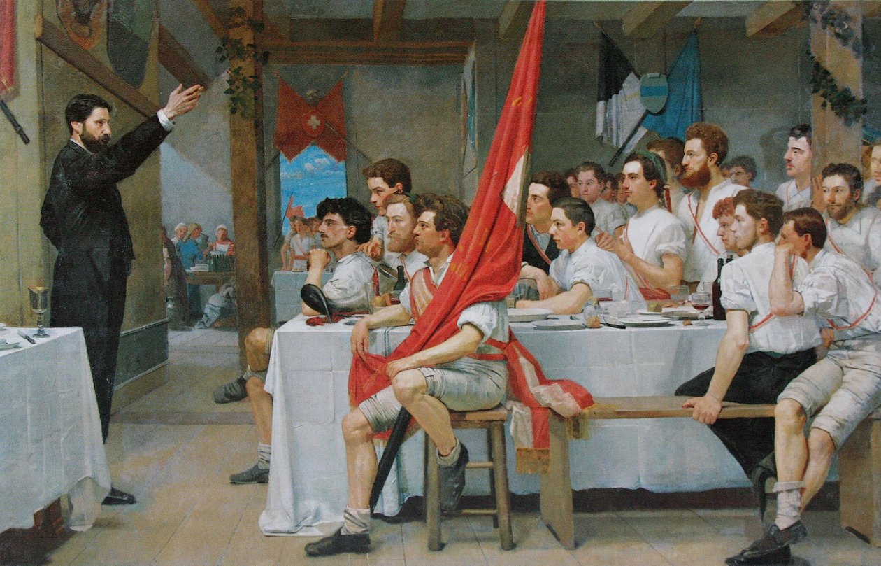 Gymnastens bankett av Ferdinand Hodler