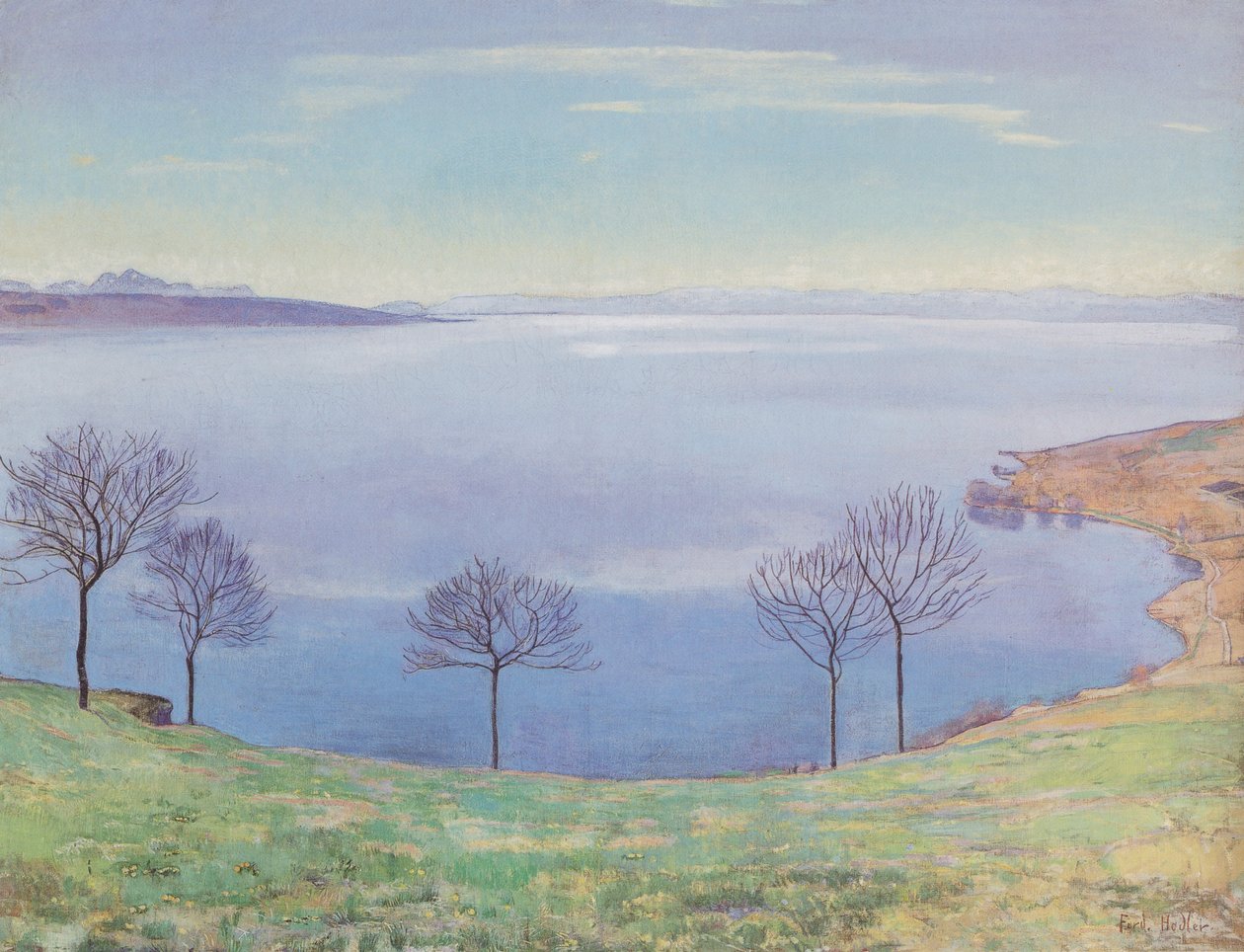 Genfersjøen fra Chexbres av Ferdinand Hodler