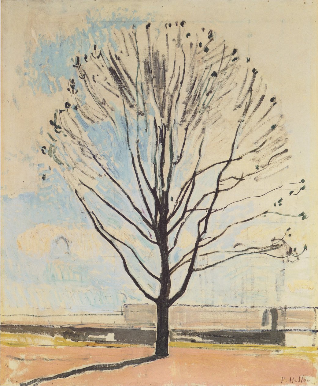 Det nakne treet av Ferdinand Hodler