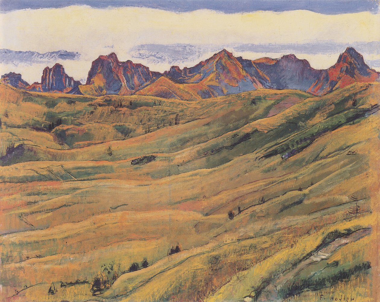Gantrisch -kjeden av Ferdinand Hodler