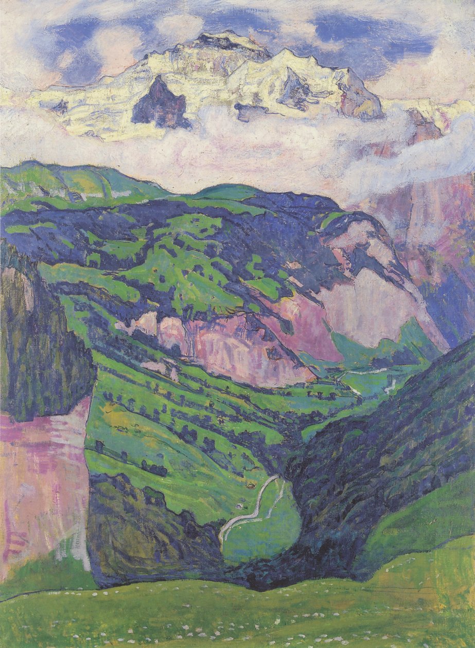 Jomfruen fra Isenfluh av Ferdinand Hodler