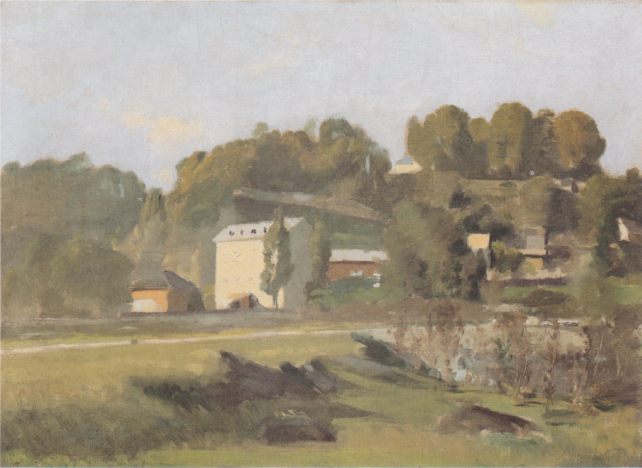 Sousterre -fabrikken i nærheten av Genève av Ferdinand Hodler