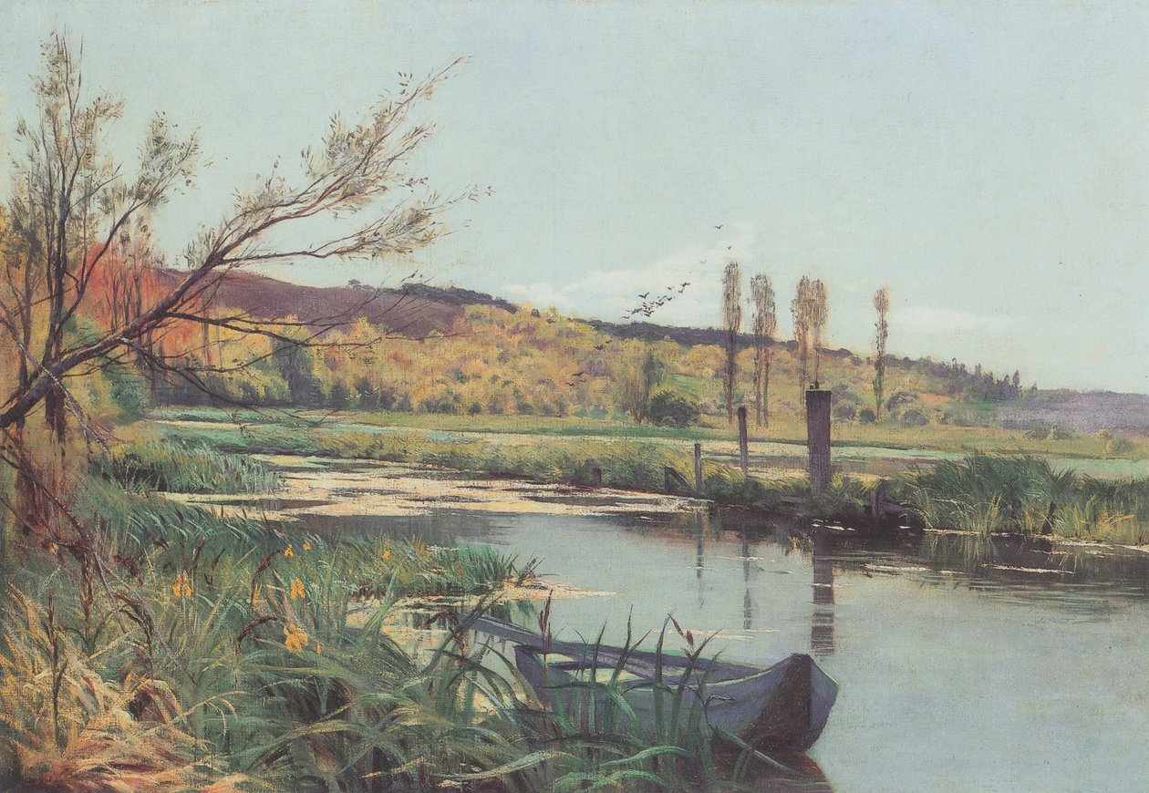 Landskap nær Genève av Ferdinand Hodler