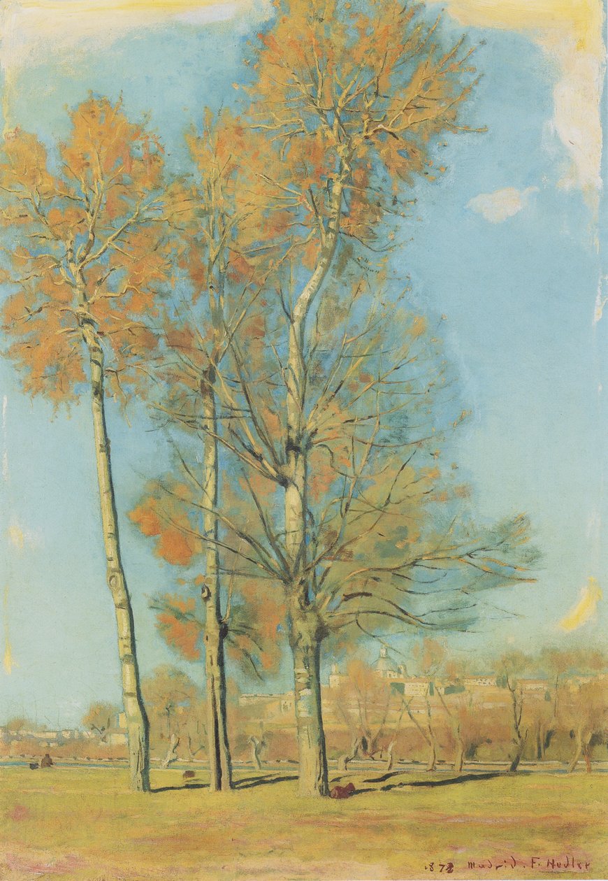 Landskap nær Madrid av Ferdinand Hodler