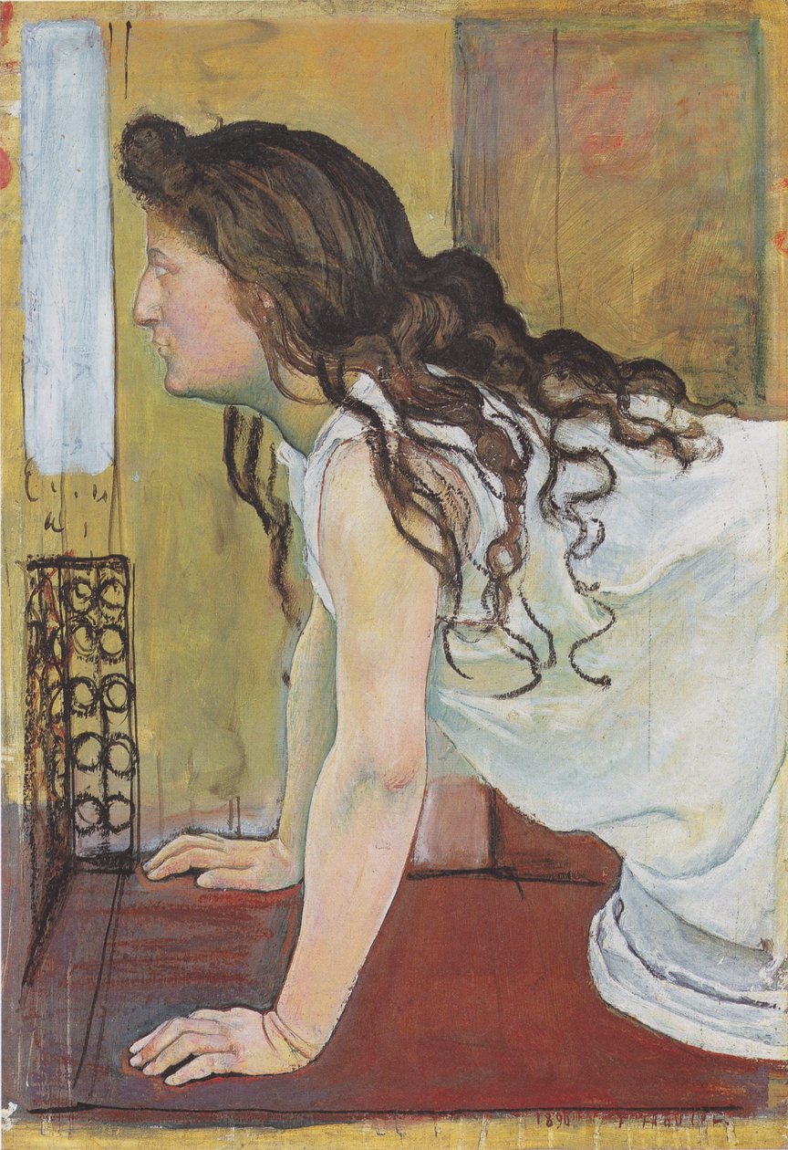Jente ved vinduet av Ferdinand Hodler