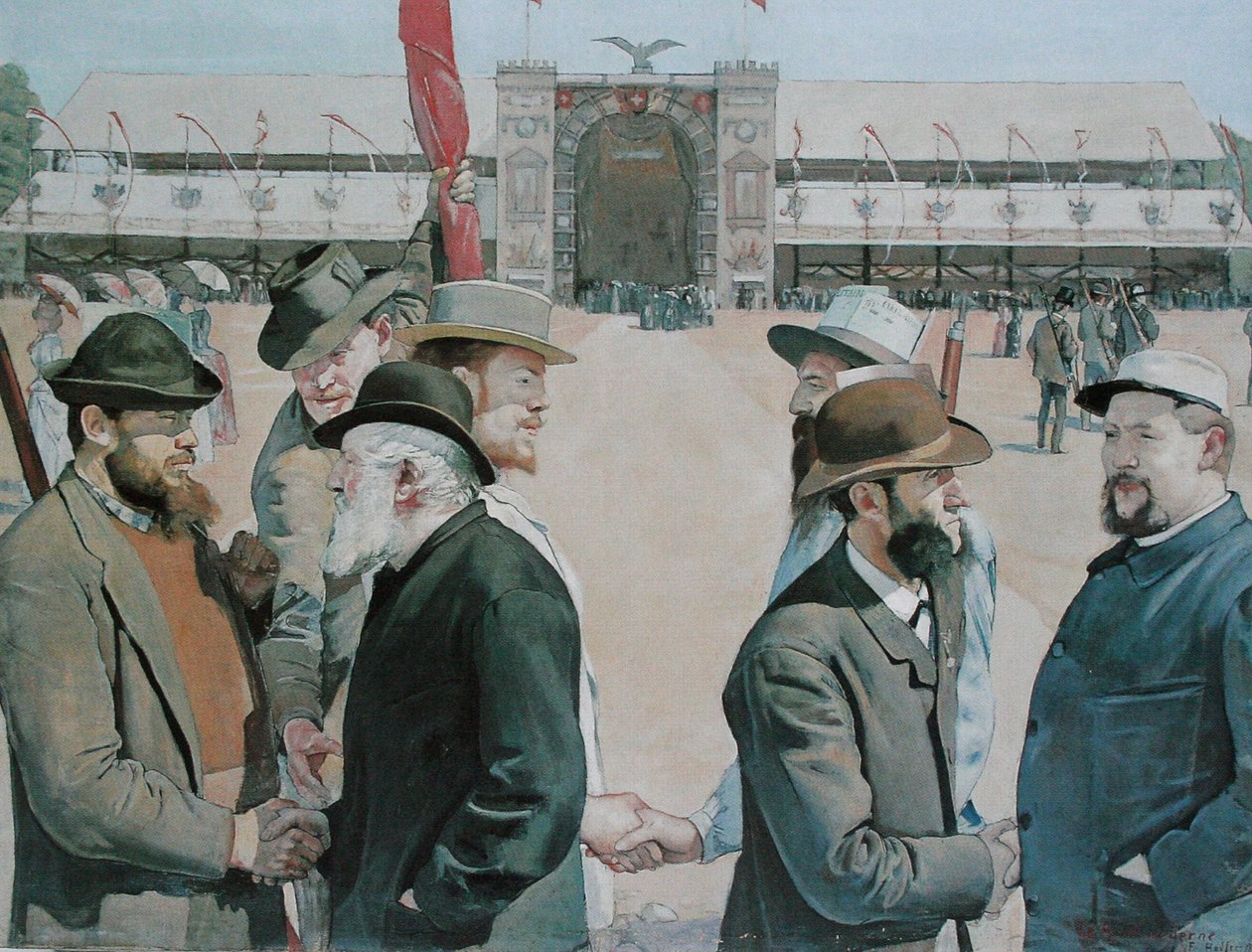 Moderne Rütli av Ferdinand Hodler
