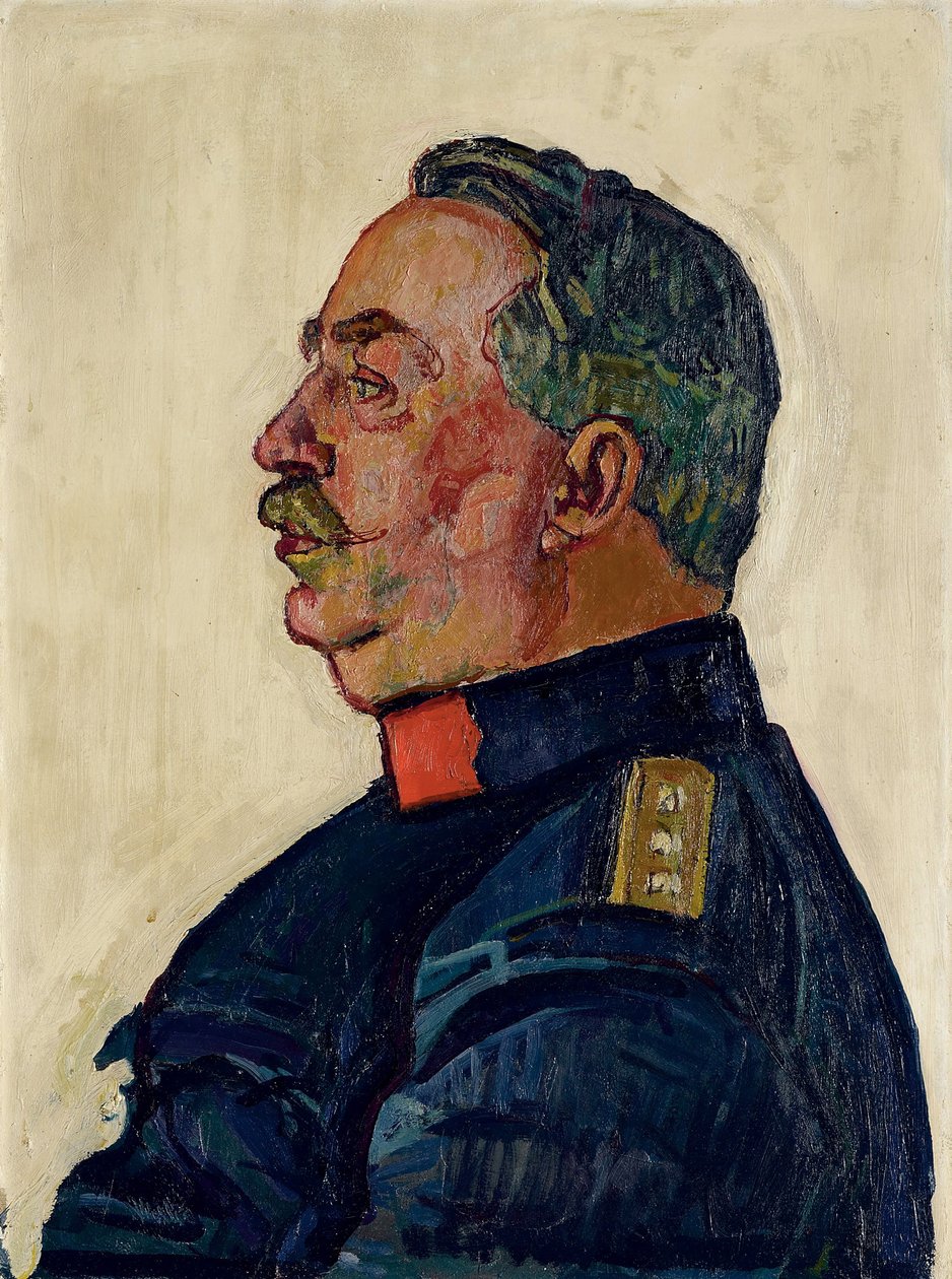 Portrett av general Ulrich Wille av Ferdinand Hodler