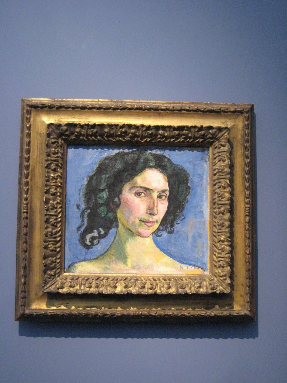 Portrett av danseren Giulia Leonardi. av Ferdinand Hodler