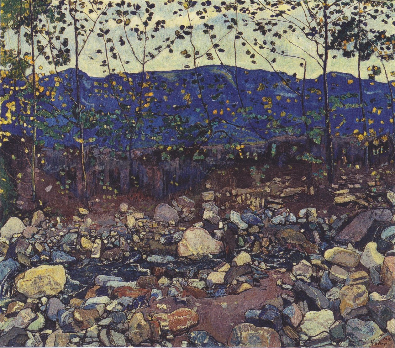 Waldbach nær Leissigen av Ferdinand Hodler