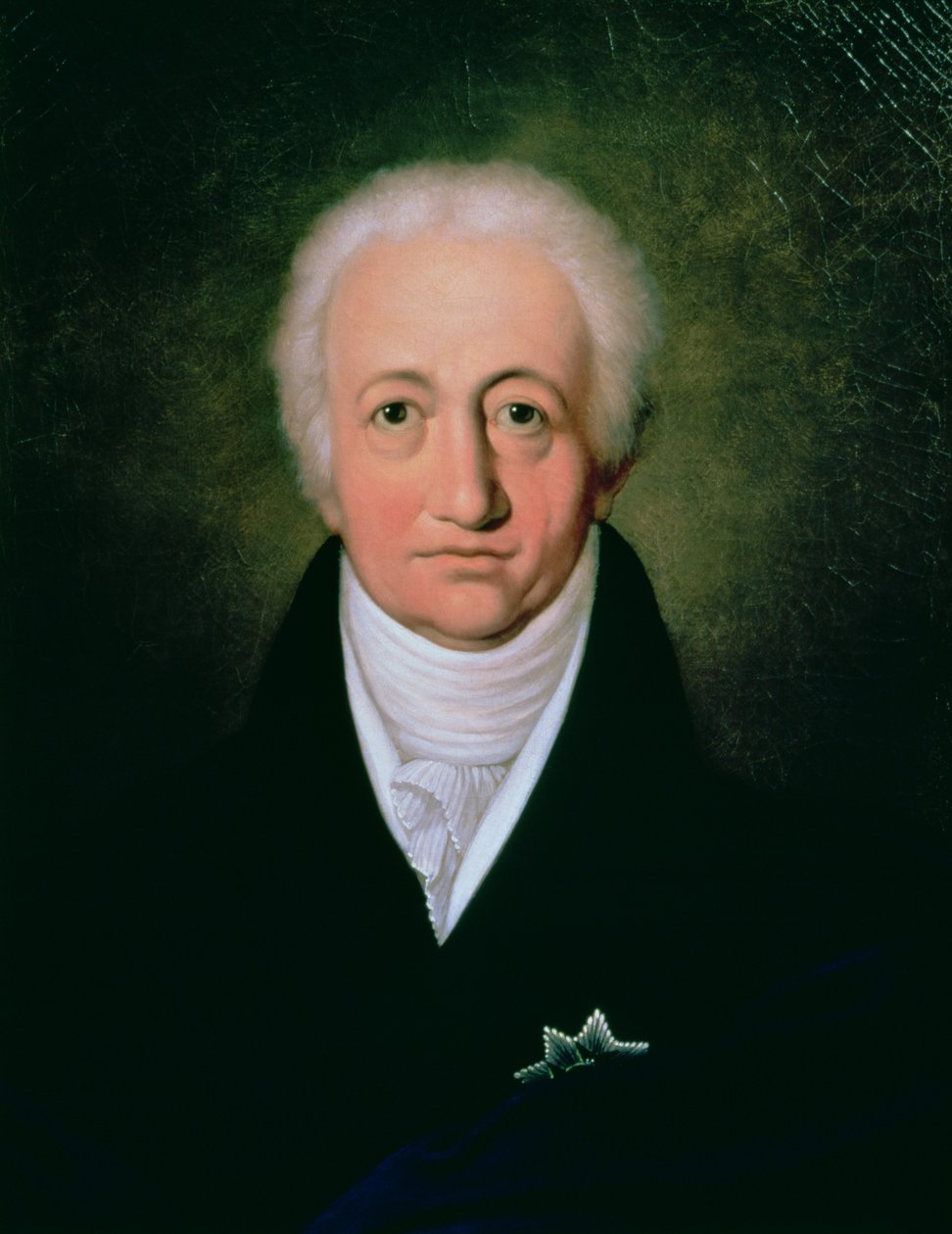 Portrett av Johann Wolfgang von Goethe (1749-1832), 1818 av Ferdinand Jagemann