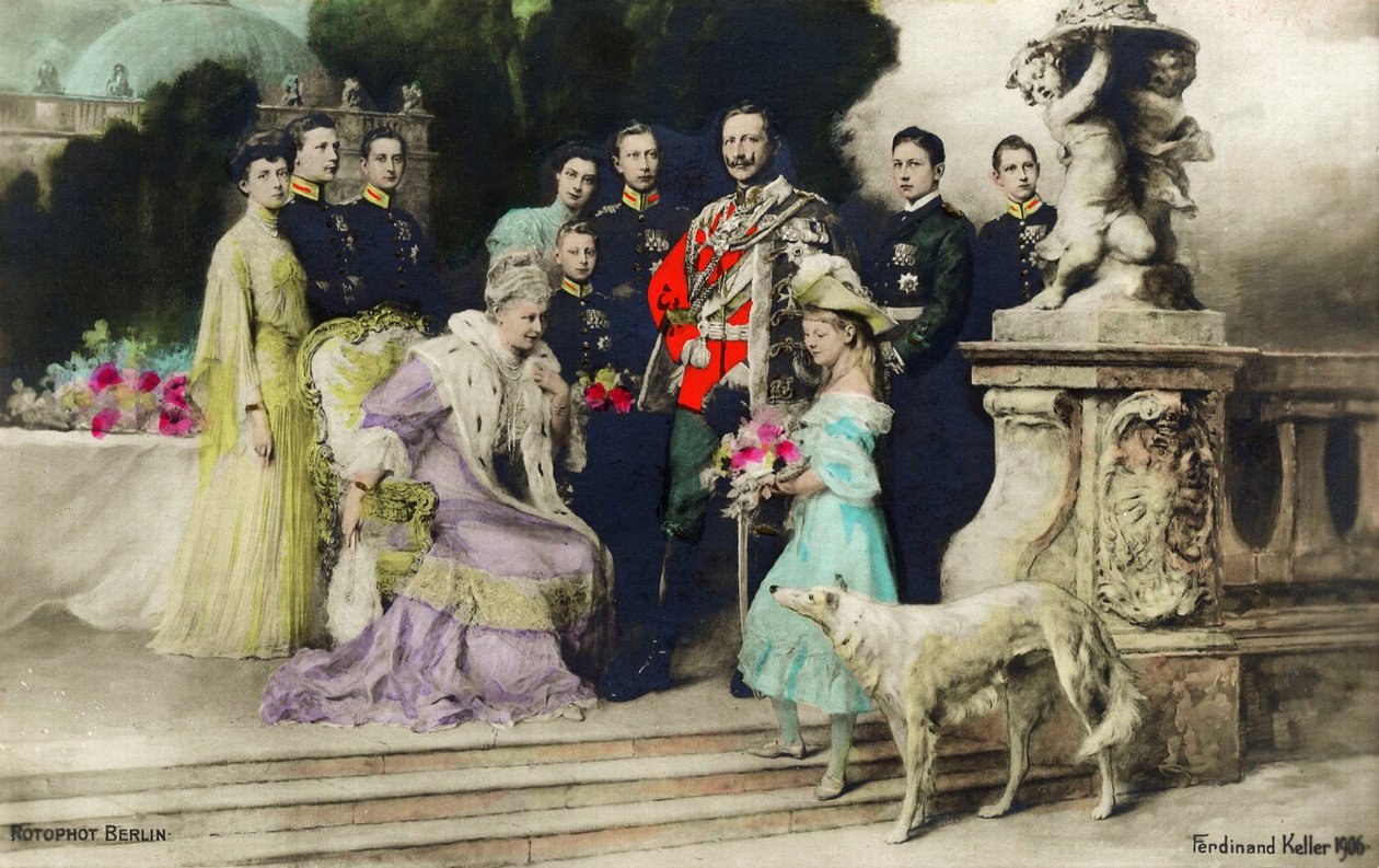 Den keiserlige familiens sølvjubileum, 1906 av Ferdinand Keller