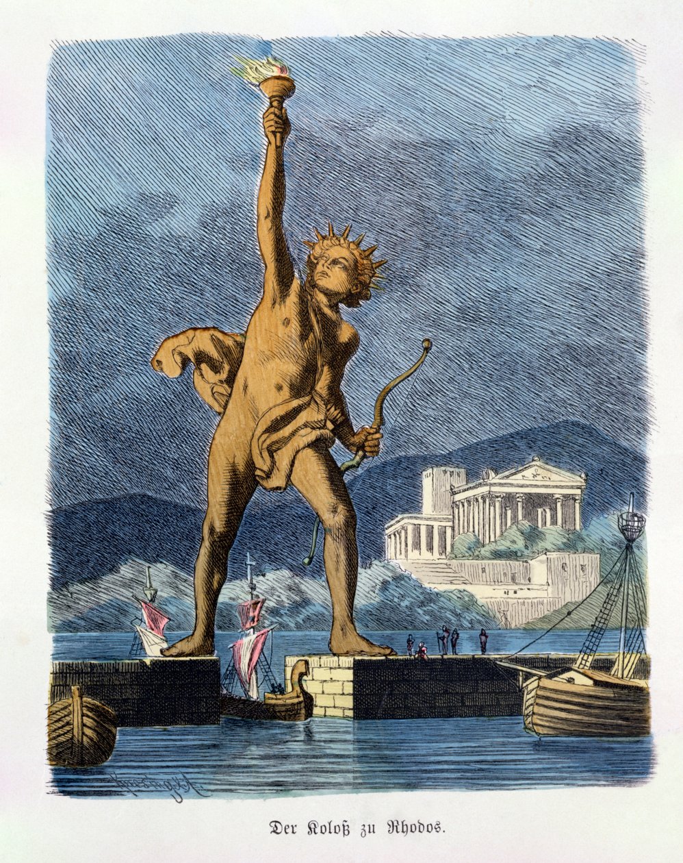 The Colossus of Rhodes, fra en serie av 