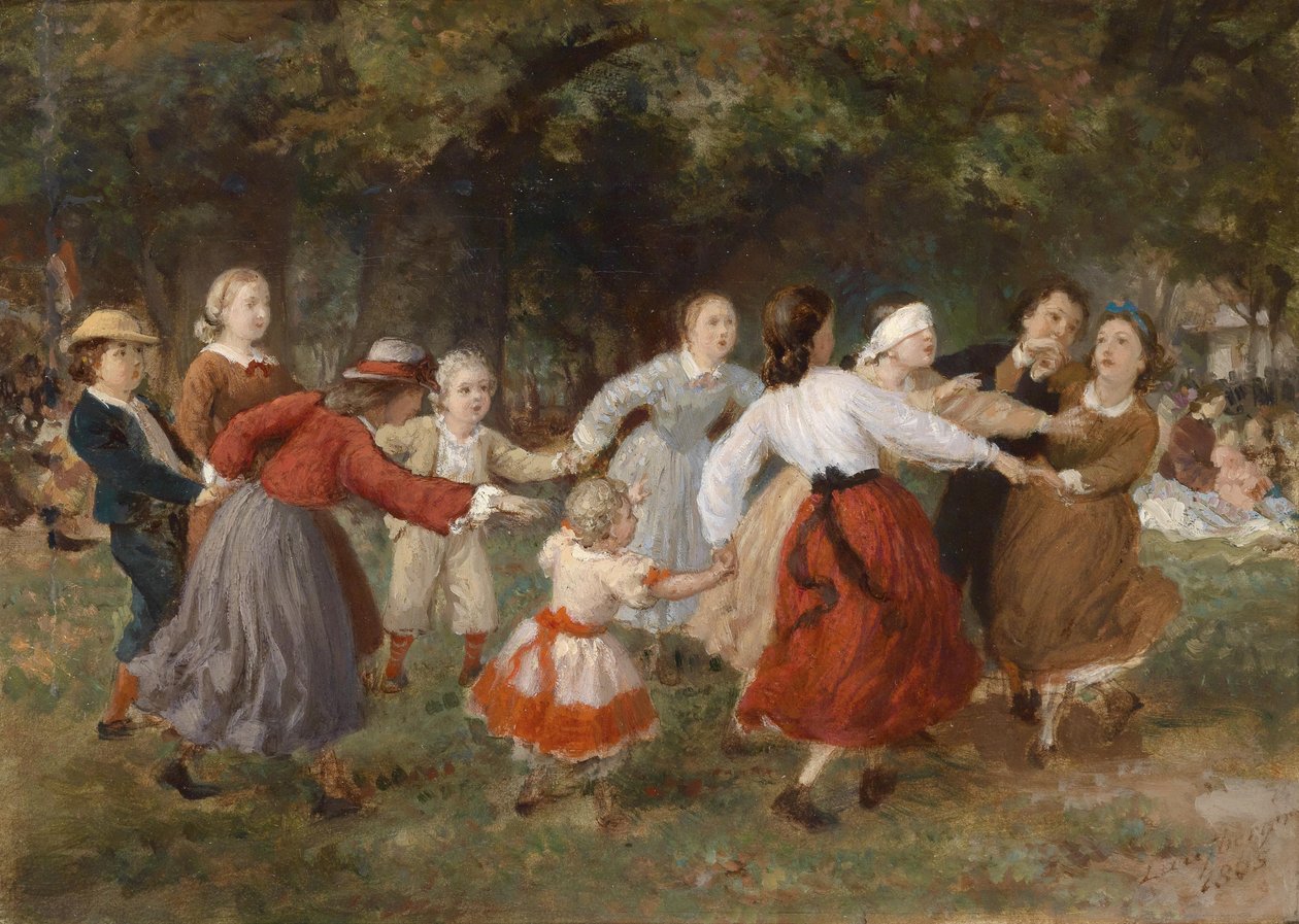 Blind ku -spillet av Ferdinand Laufberger
