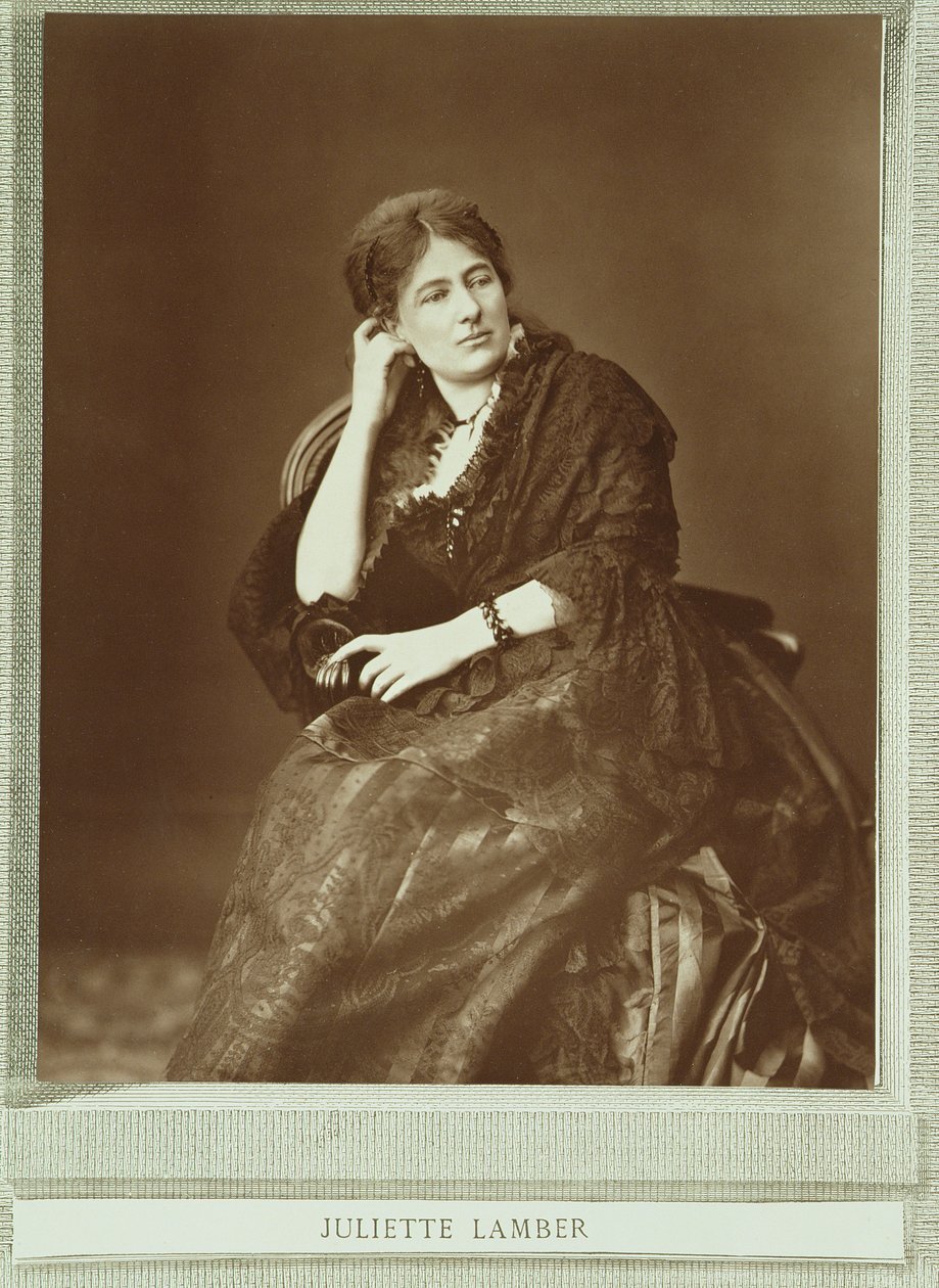 Juliette Adam, født Lamber (1836-1936), fra 
