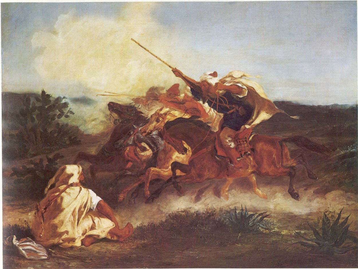 Arabisk fantasi av Ferdinand Victor Eugene Delacroix