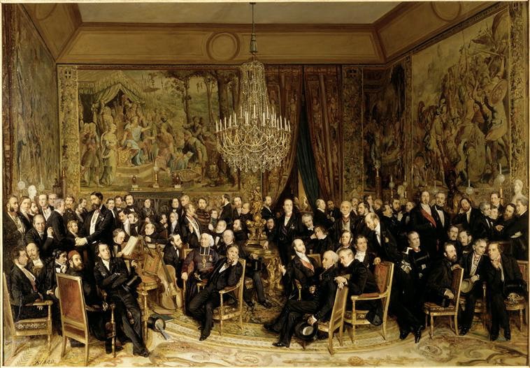 Engelsk: En kveld på Louvre med Comte de Nieuwerkerke av Ferdinand Victor Eugene Delacroix