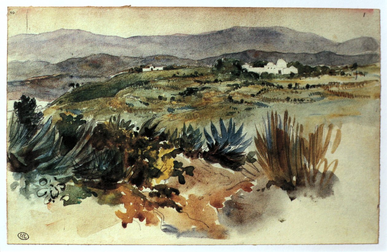 Marokko av Ferdinand Victor Eugene Delacroix