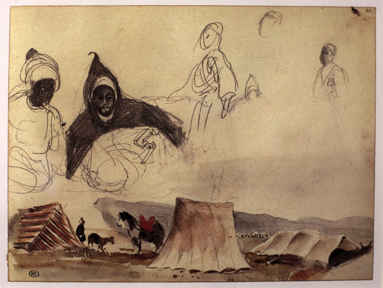 Marokko av Ferdinand Victor Eugene Delacroix