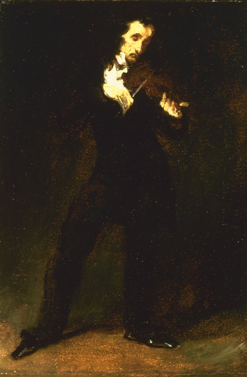 Paganini av Ferdinand Victor Eugene Delacroix