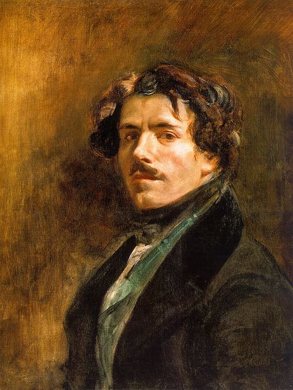 Selvportrett av Ferdinand Victor Eugene Delacroix