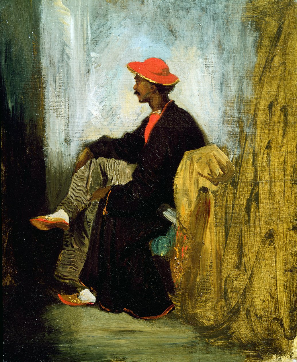 Studie av en indianer fra Calcutta, 1823 av Ferdinand Victor Eugene Delacroix