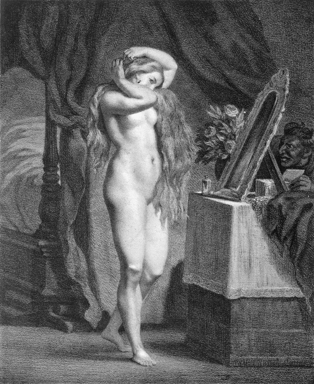 The Levee av Ferdinand Victor Eugene Delacroix