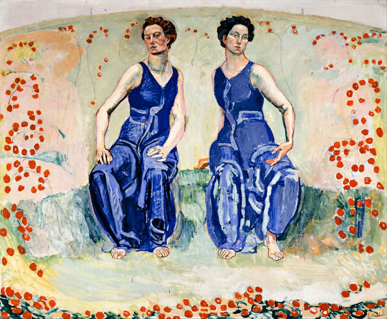 Den hellige timen av Ferdinand Hodler