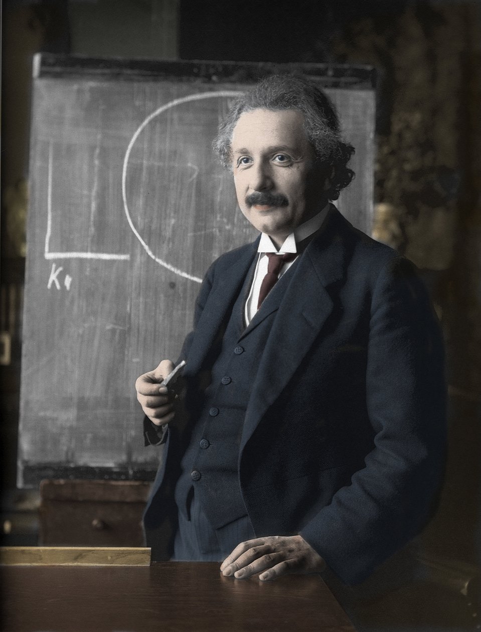 Portrett av Albert Einstein av Ferdinand (after) Schmutzer