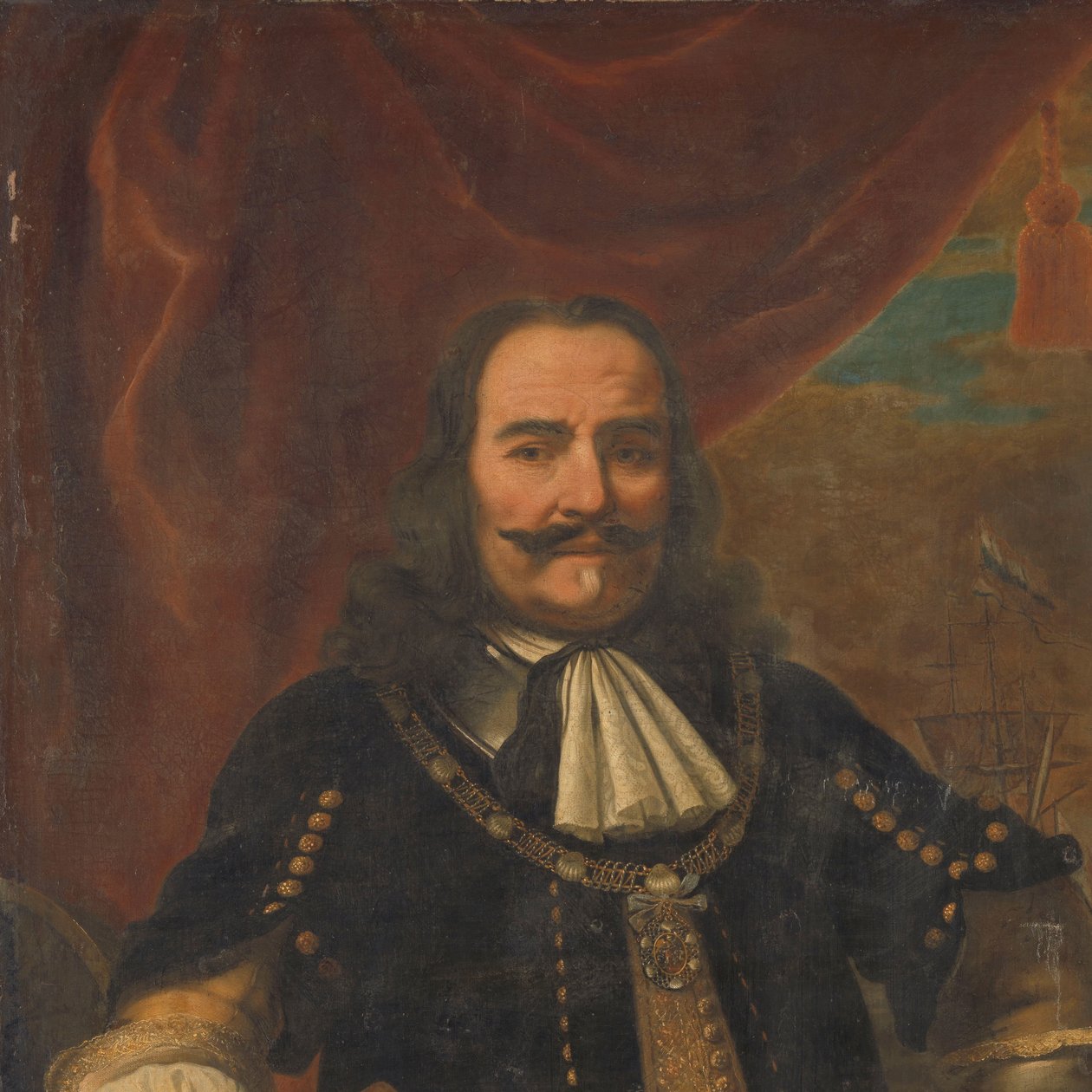Michiel Adriaensz de Ruyter (1607–1676), admiralløytnant av Ferdinand Bol (copy after)