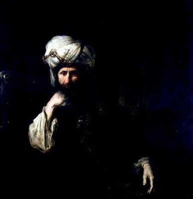 En filosof i studiet hans (olje på lerret) av Ferdinand Bol