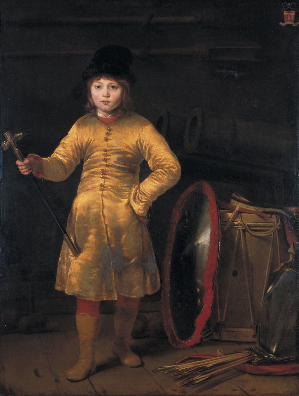 Otto van der Waeyen i en polsk drakt, 1656 av Ferdinand Bol