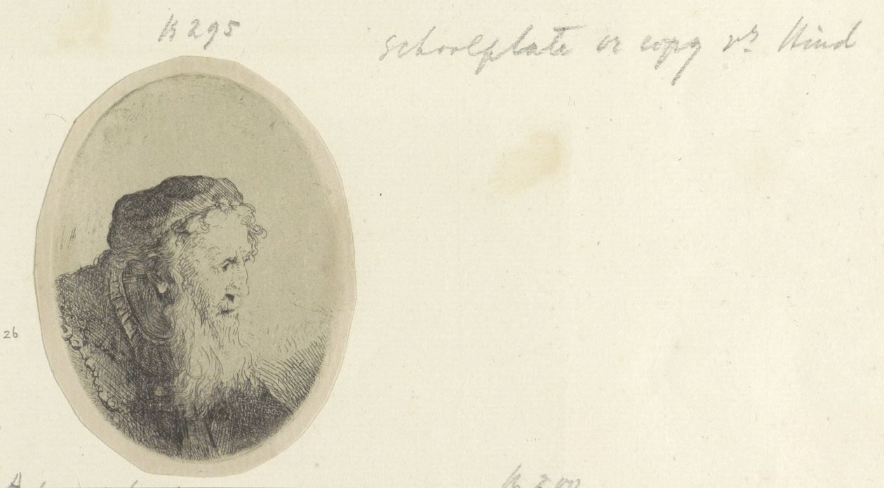 Oude mann setter baard Samling av åttifem originaltrykk (serietittel) av Ferdinand Bol