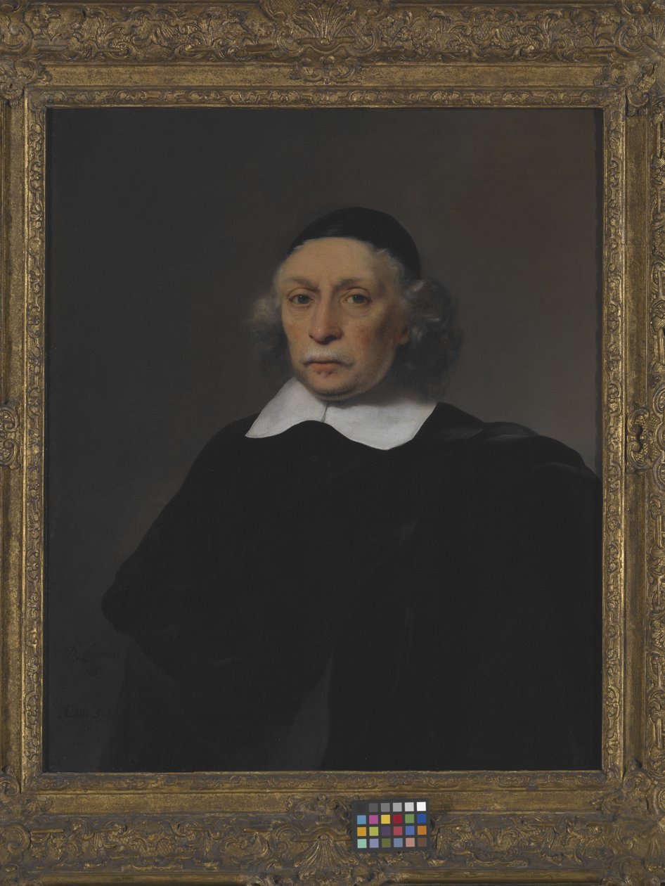 Portrait Of A Scholar (olje på lerret) av Ferdinand Bol