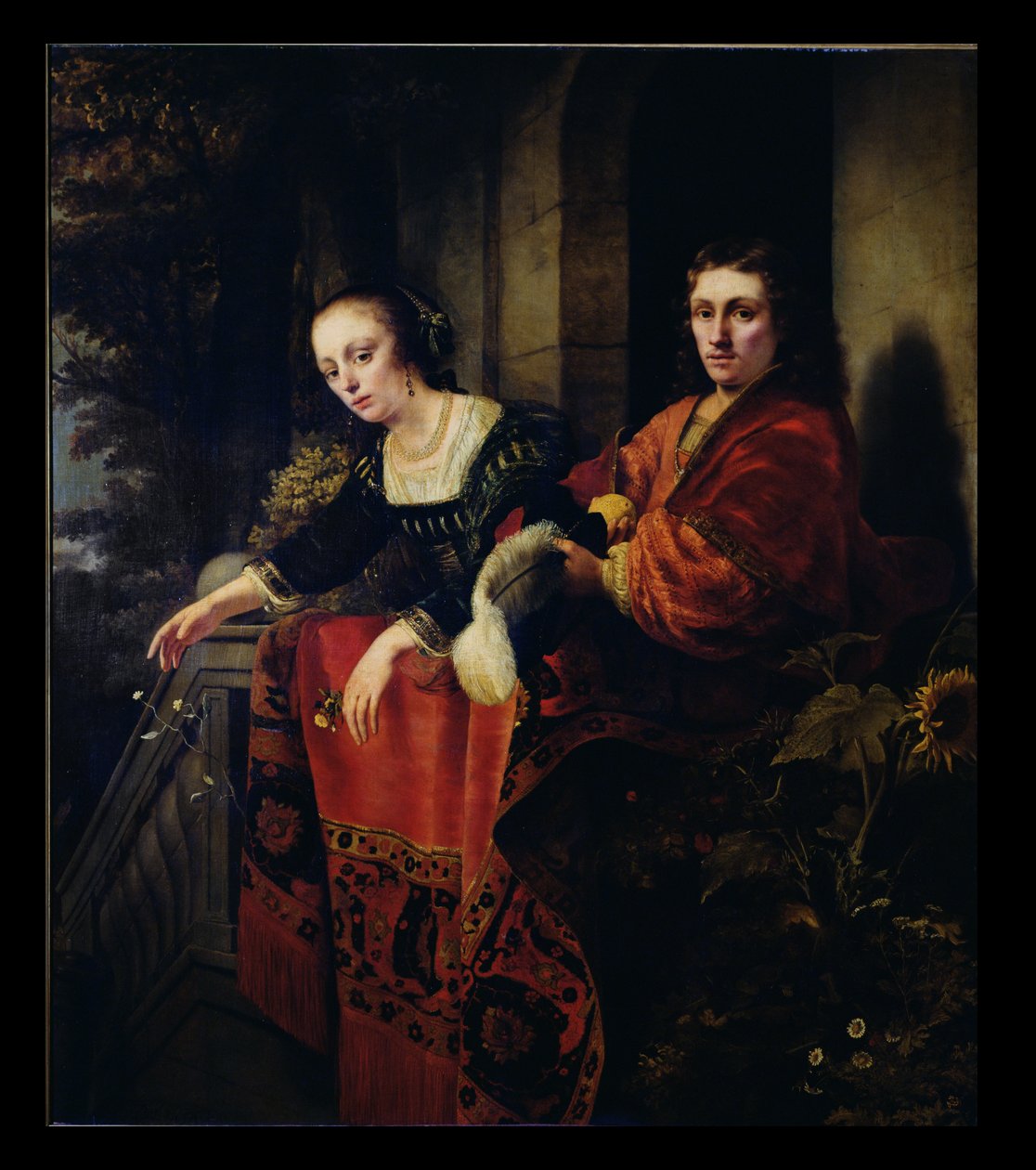Portrett av en mann og kone, 1654 av Ferdinand Bol
