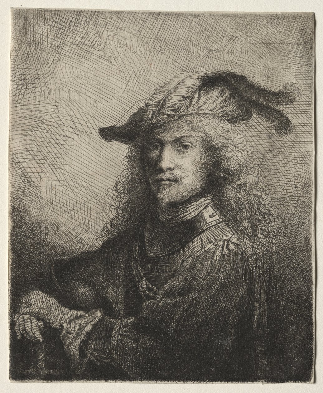 Portrett av en offiser, 1645. av Ferdinand Bol