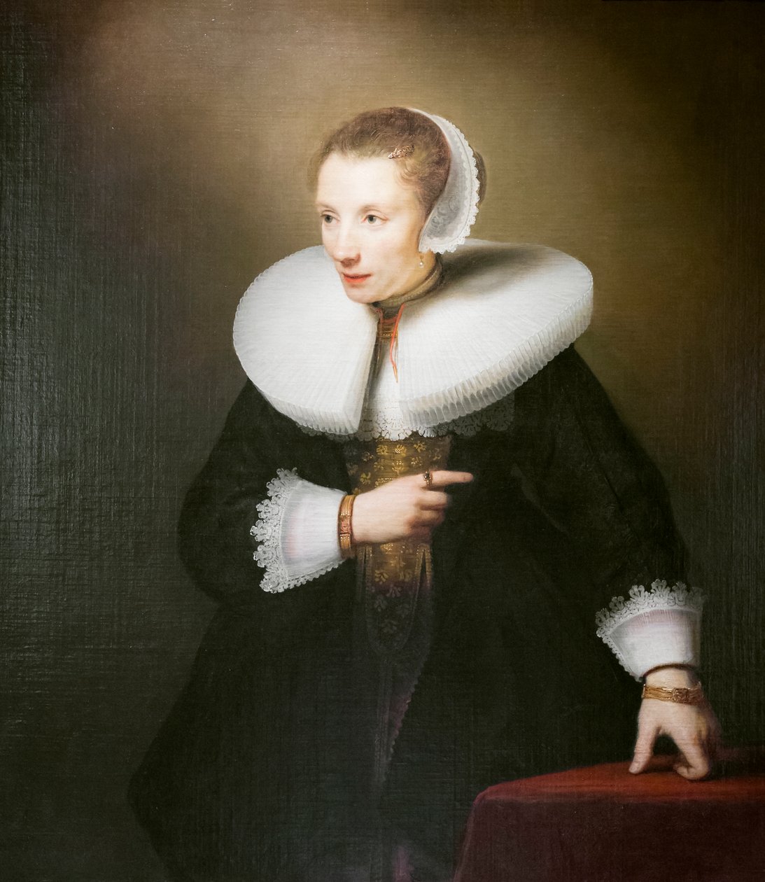 Portrett av en ukjent kvinne av Ferdinand Bol