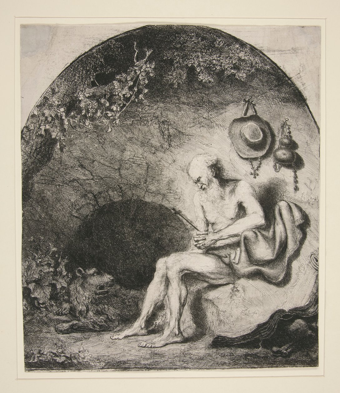 St. Hieronymus i hulen av Ferdinand Bol