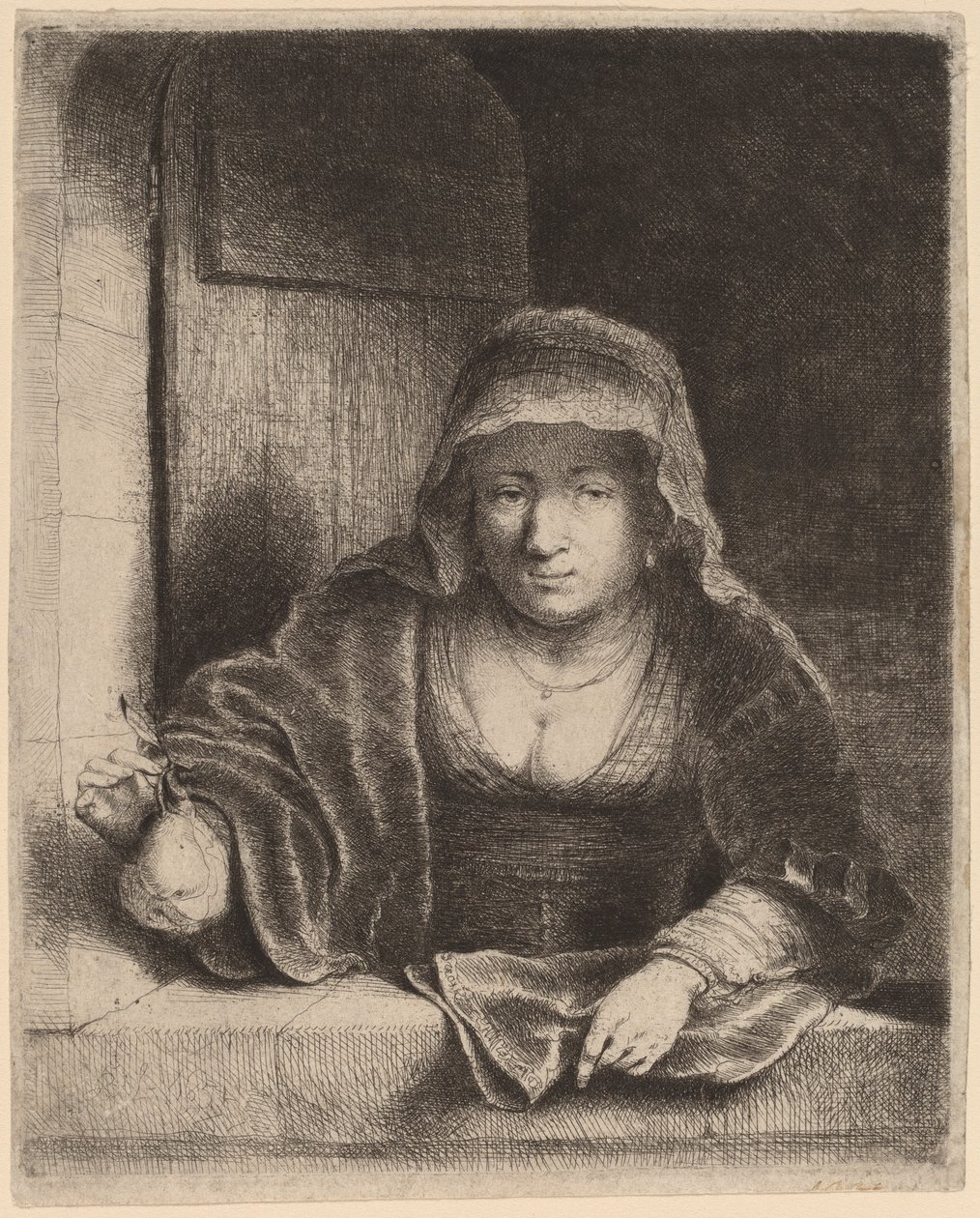 Kvinnen med pæren av Ferdinand Bol