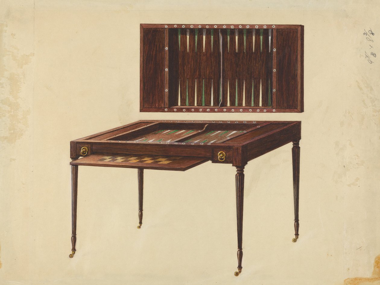 Spillebord av Ferdinand Cartier