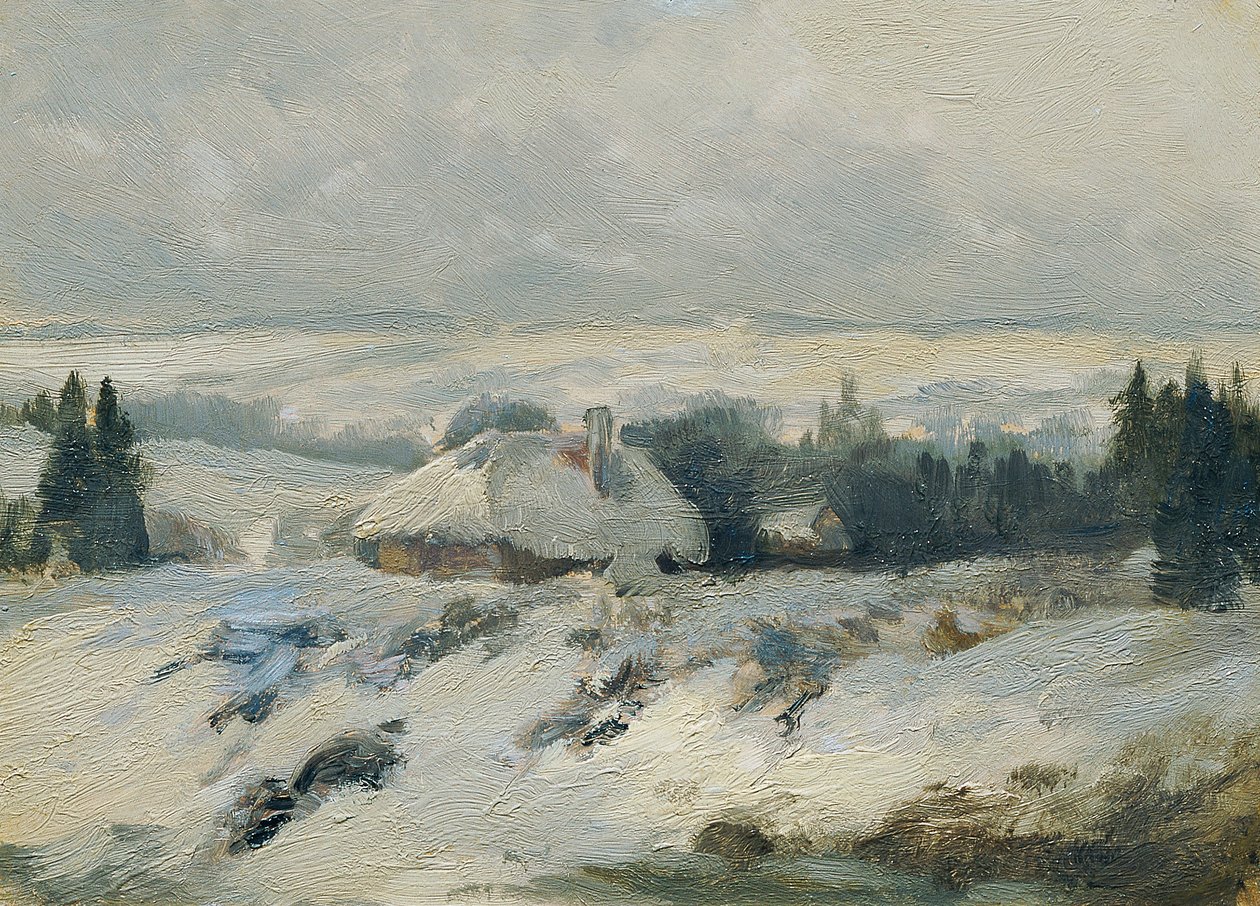 Bohemian-Moravian Highlands (fra porteføljen "16 utsikt over tsjekkiske landskap 'Česka Krajiná'") av Ferdinand Engelmuller